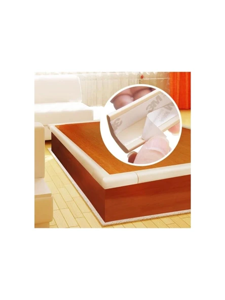 Orta 2 Mt. Kenar Koruyucu ve 4  Ad. Kose Koruyucu Krem - Resim 4