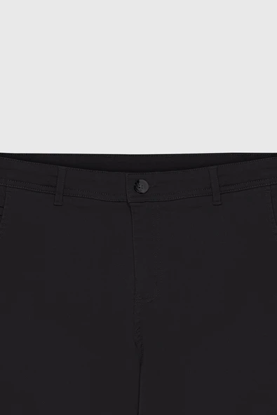 AC&Co / Altınyıldız Classics Erkek Haki Slim Fit Dar Kesim Yan Cep Esnek Chino Pantolon 4A0122200006 - Resim 5