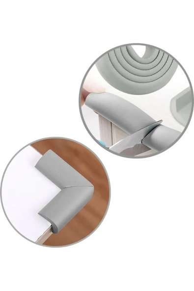 Ekstrem 2 Mt. Kenar Ve 4 Ad.  Köşe Koruyucu Gri - Resim 2