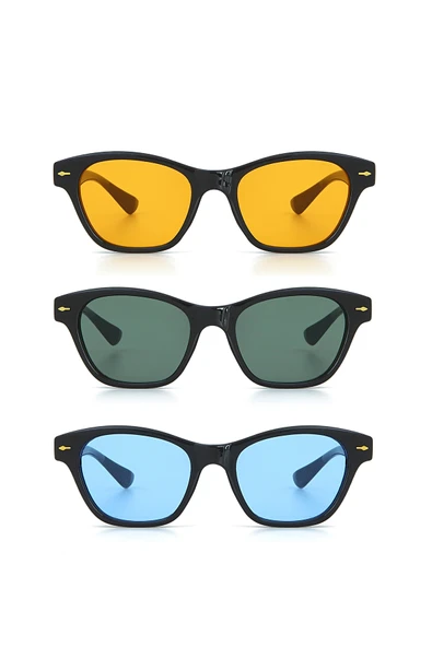 UNISEX GÜNEŞ GÖZLÜĞÜ 3'LÜ SET ürün görseli