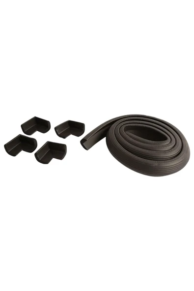 Jumbo 2 Mt. Kenar Ve 4 Ad. Köşe Koruyucu Siyah - Resim 3