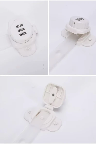 Şeffaf Numaratör Şifreli Çok Amaçlı Esnek Dolap ve Çekmece Kilidi