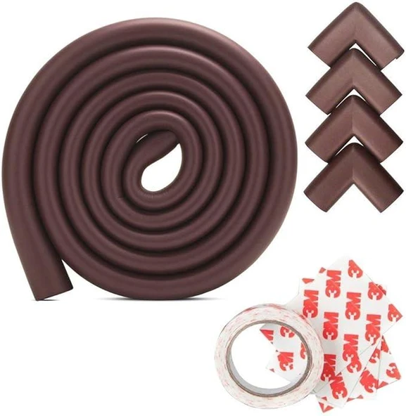 Jumbo 2 Mt. Kenar Ve 4 Ad. Köşe Koruyucu Kahverengi - 1