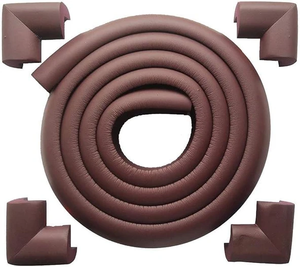 Slim 2 Mt. Kenar Koruyucu ve 4  Ad. Kose Koruyucu Kahverengi ürün görseli