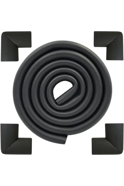 Jumbo 2 Mt. Kenar Ve 4 Ad. Köşe Koruyucu Siyah - 1