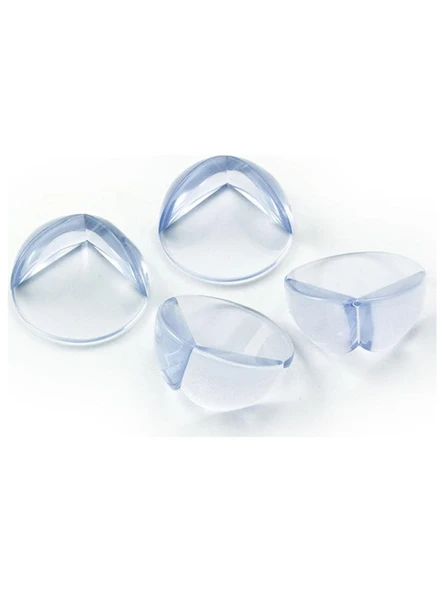 4'lü Silikon Şeffaf Köşe Koruyucu - Resim 2