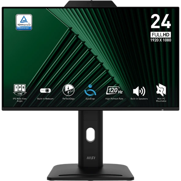 MSI PRO MP242PMG 23.8" 120Hz 1ms HDMI DP VGA AdaptiveSync Pivot FHD IPS Monitör