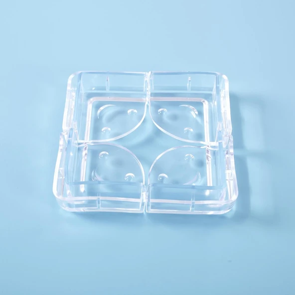 4'lü Silikon Oluklu Şeffaf Köşe Koruyucu - Resim 5