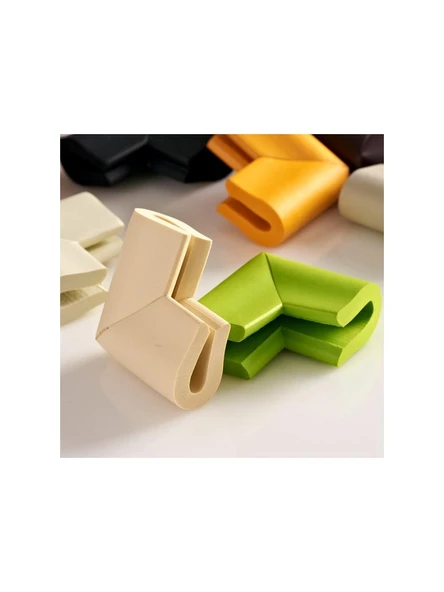 4'lü U Tipi Krem Köşe Koruyucu - Resim 5