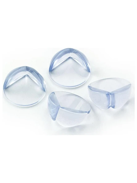 4'lü Silikon Şeffaf Köşe Koruyucu - Resim 2