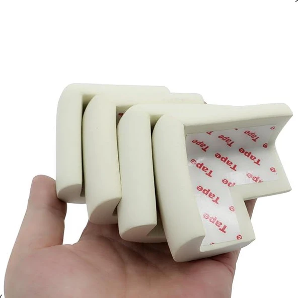 4'lü V Tipi Krem Köşe Koruyucu ürün görseli