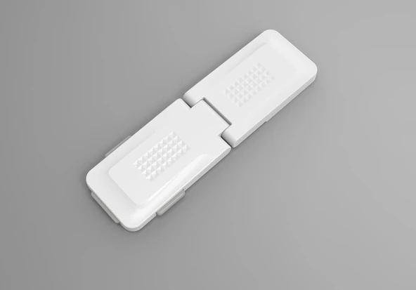 Play Safe Diamond Extra Dayanaklı Sağ Açılı Dolap Kilidi Beyaz - Resim 5