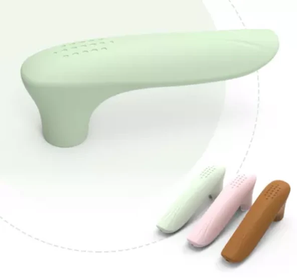 2'li Silikon Noktalı Yeşil  Kapı Kolu Koruyucu - 2