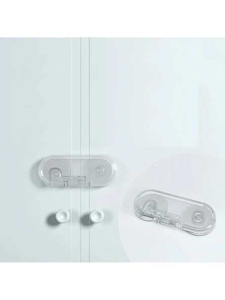 Play Safe 6'lı Şeffaf Çekmece Dolap Güvenlik Kilidi