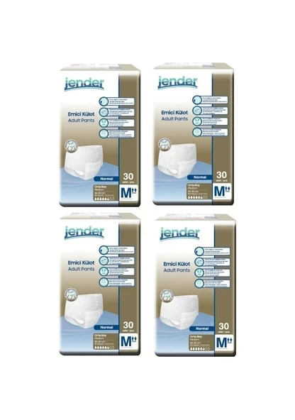 Jender Emici Külot Hasta Bezi Orta Boy Medium 120 Adet