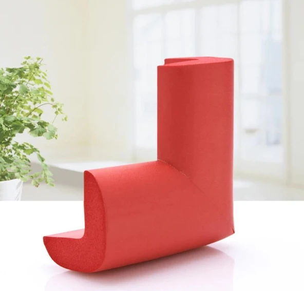 4'lü XXL Jumbo  V Tipi Kırmızı Köşe Koruyucu ürün görseli