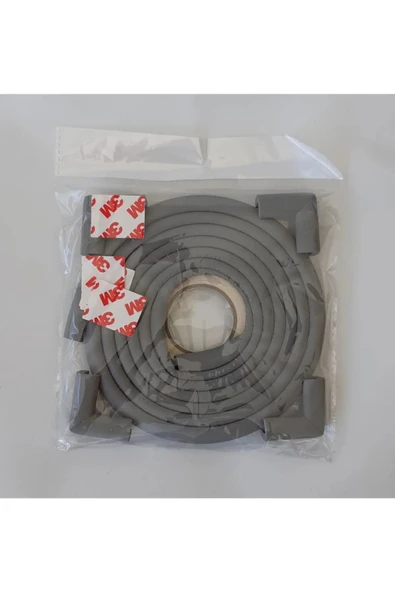 Slim 2 Mt. Kenar Koruyucu ve 4  Ad. Kose Koruyucu Gri - Resim 3