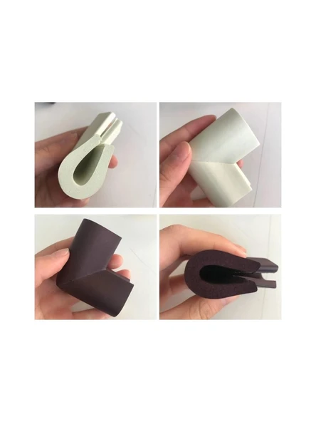 4'lü U Tipi KahverengiKöşe Koruyucu - Resim 4