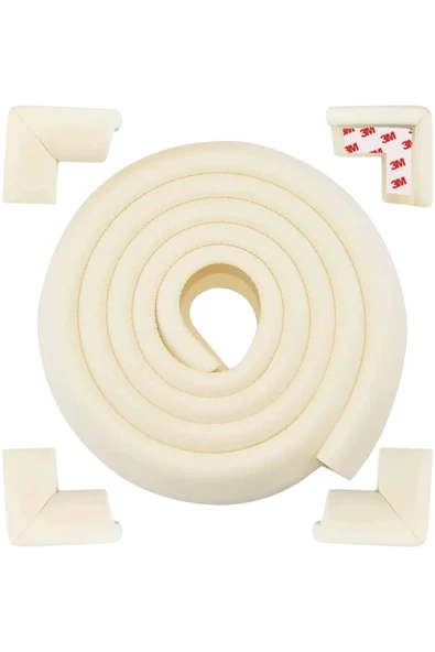 Jumbo 2 Mt. Kenar Ve 4 Ad. Köşe Koruyucu Krem - 1