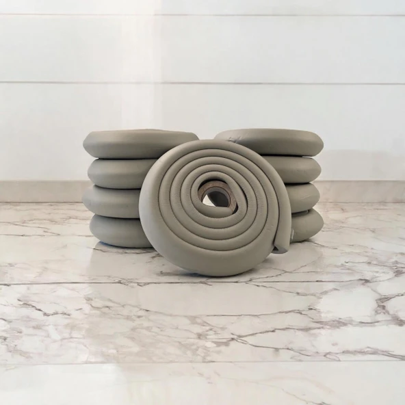 5'li Jumbo 2 Mt. Kenar Ve 4 Ad. Köşe Koruyucu Set Gri ürün görseli