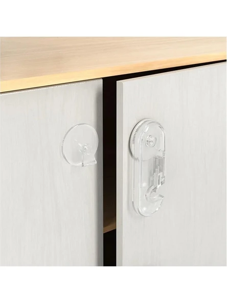 Play Safe 6'lı Şeffaf Çekmece Dolap Güvenlik Kilidi - 4