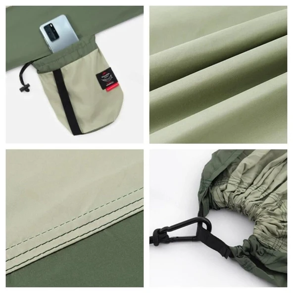 Naturehike Ultralight Swing Çift Kişilik Hamak |340T Pongee| - 8