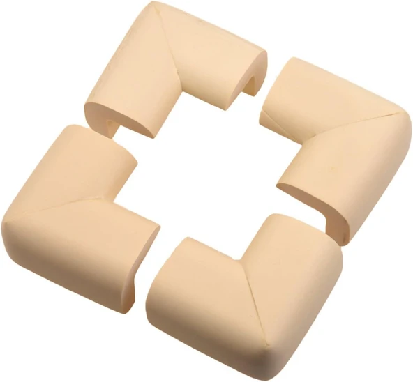 4'lü Jumbo V Tipi Krem Köşe Koruyucu ürün görseli