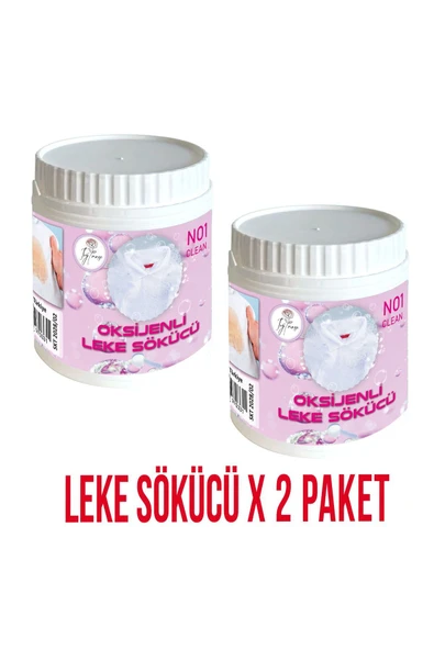 IVY ROSE Çamaşır Leke Temizleyici Oksijen 100 Yıkama 2 Paket