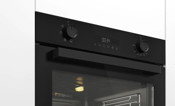 Arçelik AFC 330 S Fibona Siyah Ankastre Fırın - Resim 3