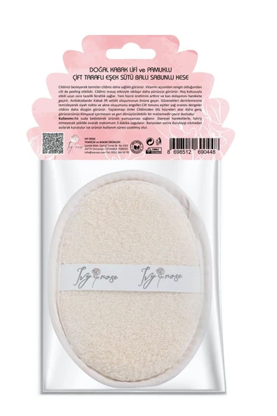 IVY ROSE Keseli Sabun Keçi Sütü Ballı Doğal Kabak Lifi Ve Pamuklu - 3