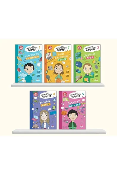 Erdem Çocuk Düşünüyorum Öyleyse Hindiyim (5 Kitap 8+ Yaş) ürün görseli