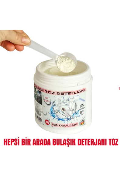 IVY ROSE Hepsi Bir Arada Bulaşık Makinesi Deterjanı Toz 35 Yıkama - 2