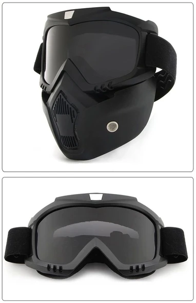 JET KASK MASKESİ SİYAH - 1