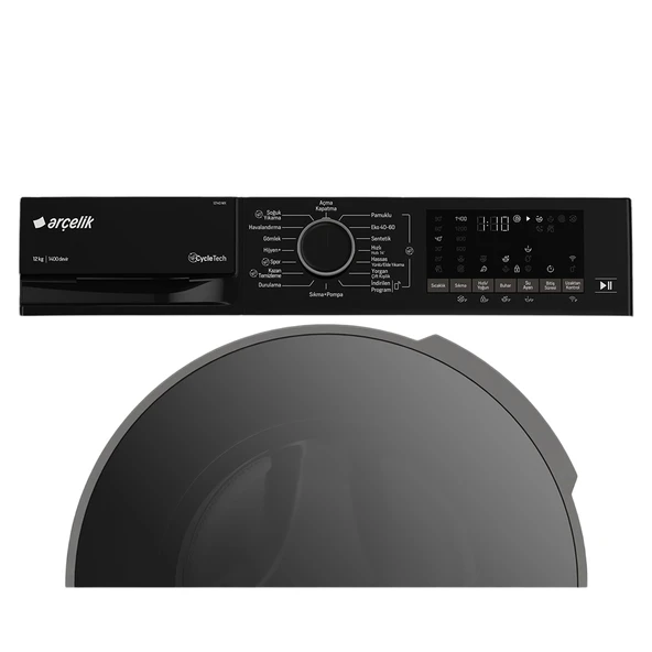 Arçelik 12140 MX 1400 Devir 12 KG Çamaşır Makinesi - 6