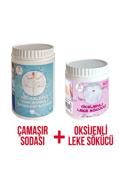 IVY ROSE Her Yıkama Için Çamaşır Sodası Ve Leke Temizleyici Oksijen 2 Paket - 1