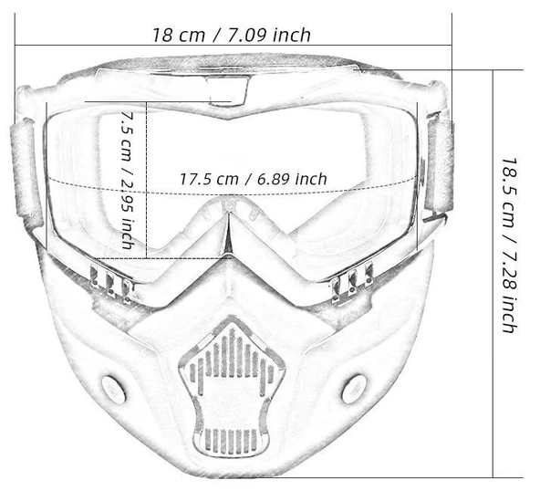 JET KASK MASKESİ AYNALI GOLD - 3