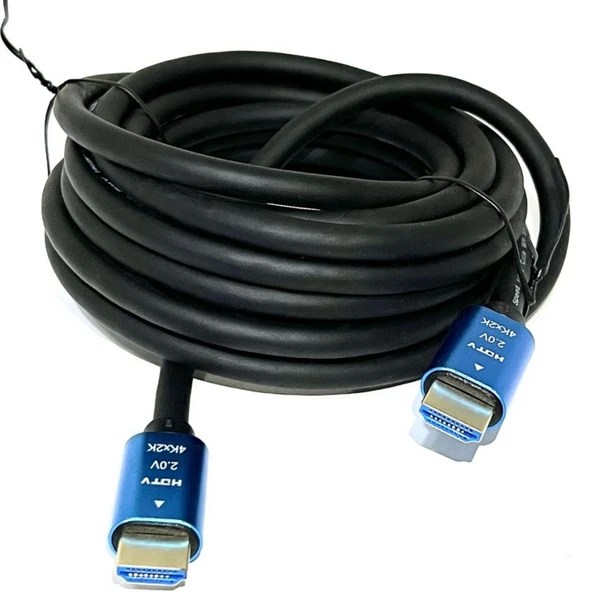 5 Metre HDMI Kablo 2.0V 4K Ultra Hd 4k*2k High Performance 19+1 Ethernet 5m HDMI Cable - Resim 2