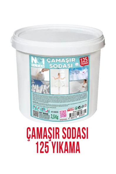 no1 clean Ultra Beyazlatıcı Çamaşır Sodası 125 Yıkama