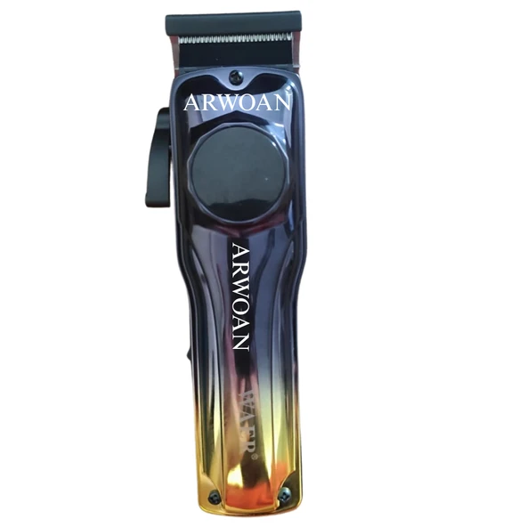 Arwoan Wireless Pro Fade Kablosuz Saç Kesme Makinesi – 6 Başlık, USB Şarjlı, Renkli Gövde ürün görseli