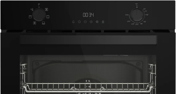 Arçelik AFC 330 S Fibona Siyah Ankastre Fırın - Resim 2