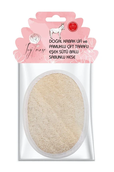 IVY ROSE Keseli Sabun Eşek Sütü Ballı Doğal Kabak Lifi Ve Pamuklu - 2