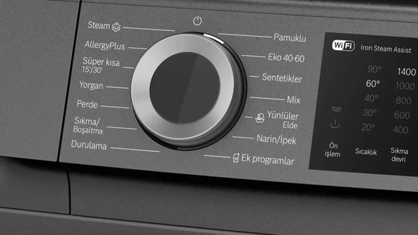 Bosch WGK264ZRTR 1400 Devir 11 kg Çamaşır Makinesi - 3