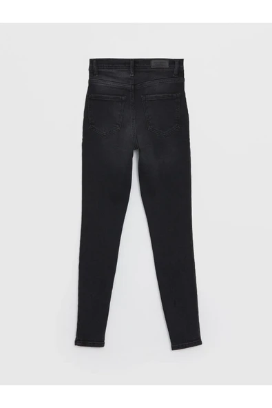 LC Waikiki Lcw Jeans Yüksek Bel Süper Skinny Fit Kadın Jean Pantolon - 2