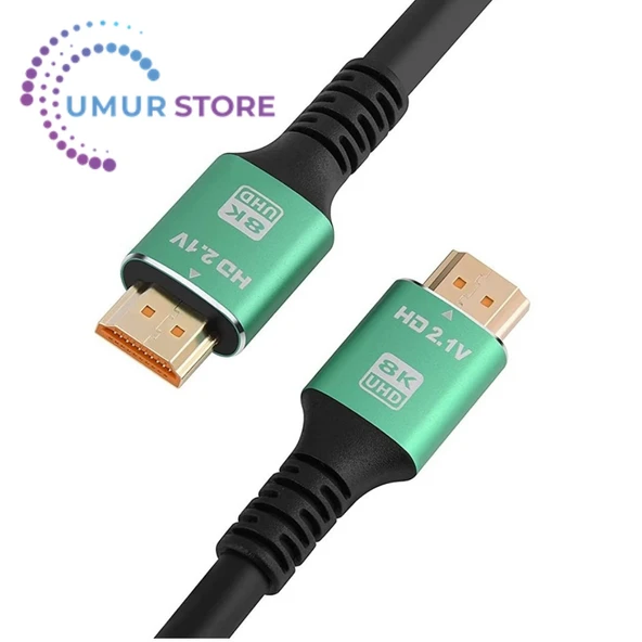 5mt 8k 60HZ HDMI 2.1 - Ethernet 48 Gbps Metal Başlık HDMI Kablo ürün görseli 1