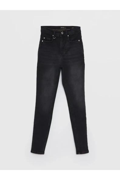 LC Waikiki Lcw Jeans Yüksek Bel Süper Skinny Fit Kadın Jean Pantolon - 1