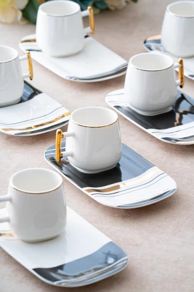 Prescot 6 Kişilik Kahve Fincanı Takımı - 90 ml ürün görseli 1