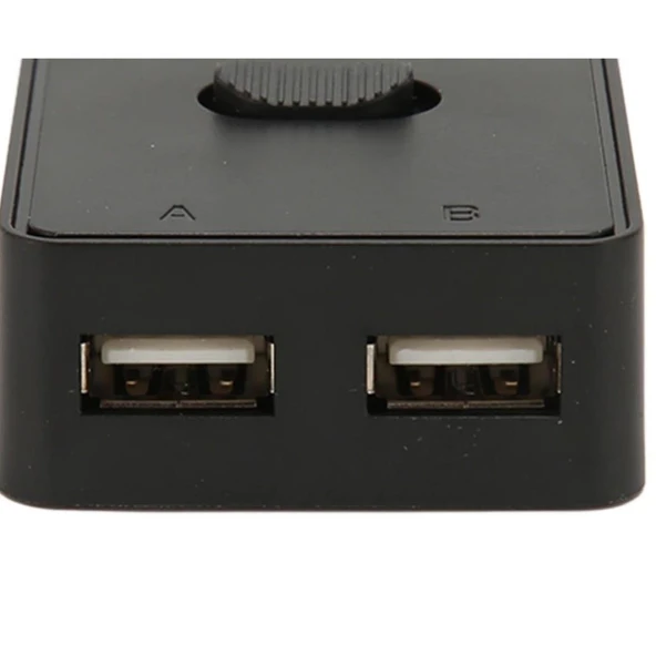 4559 2 Port Usb 2.0 To KVM Switch Çoklu Pc Kasa Çoklayıcı Hub Anahtar - Resim 2
