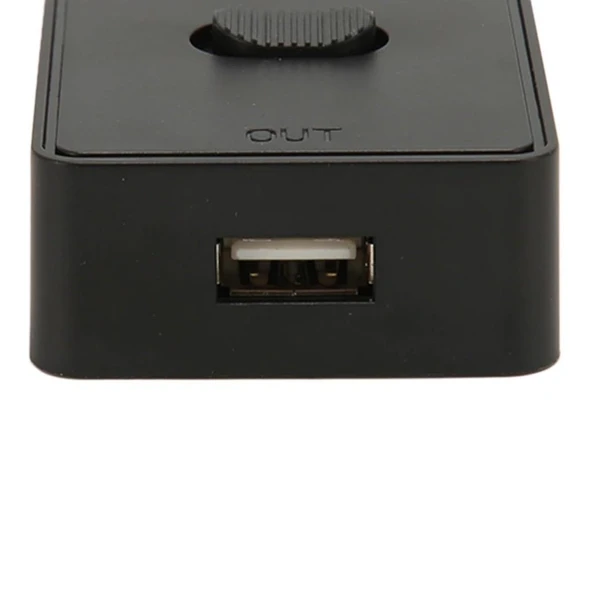 4559 2 Port Usb 2.0 To KVM Switch Çoklu Pc Kasa Çoklayıcı Hub Anahtar - Resim 3