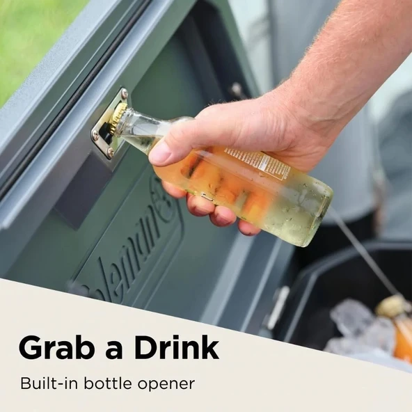 Coleman Convoy 55 QT Taşınabilir Soğutucu Buzluk 52 Lt Dark Storm - Resim 4