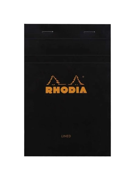 RHODIA BLOKNOT 11x17 80 YP.80gr CIZ.SIYAH (R14600) ürün görseli 1